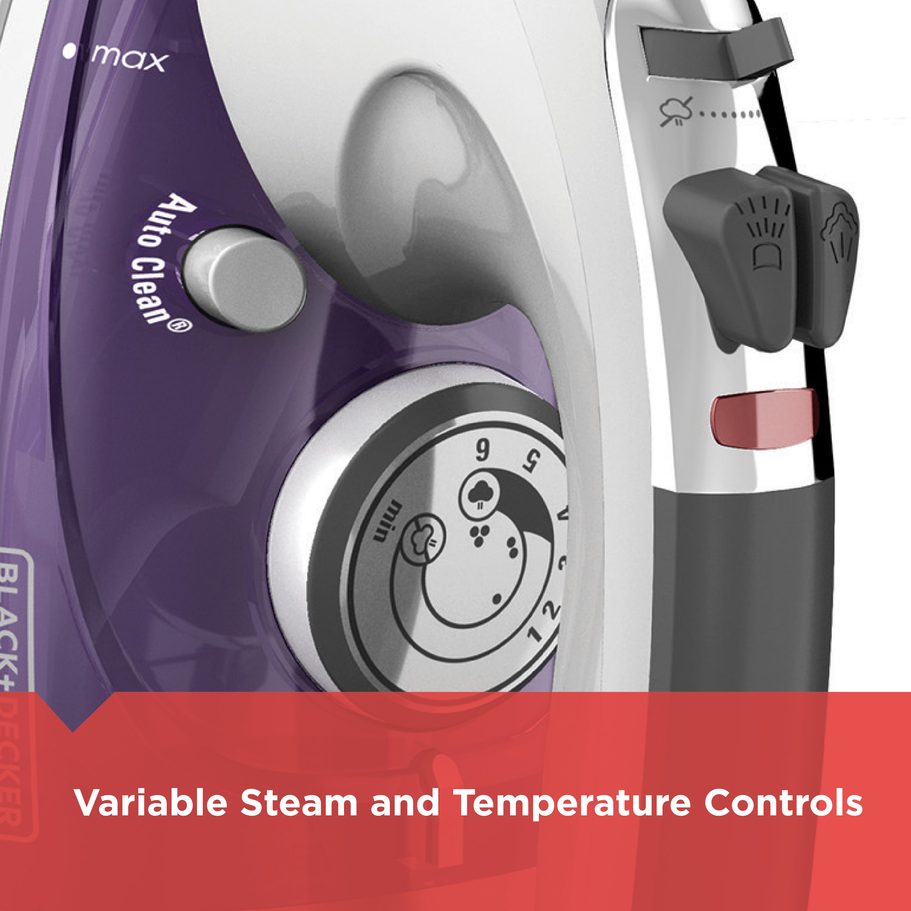 Professional Steam Iron with Stainless Steel Soleplate IR1350S